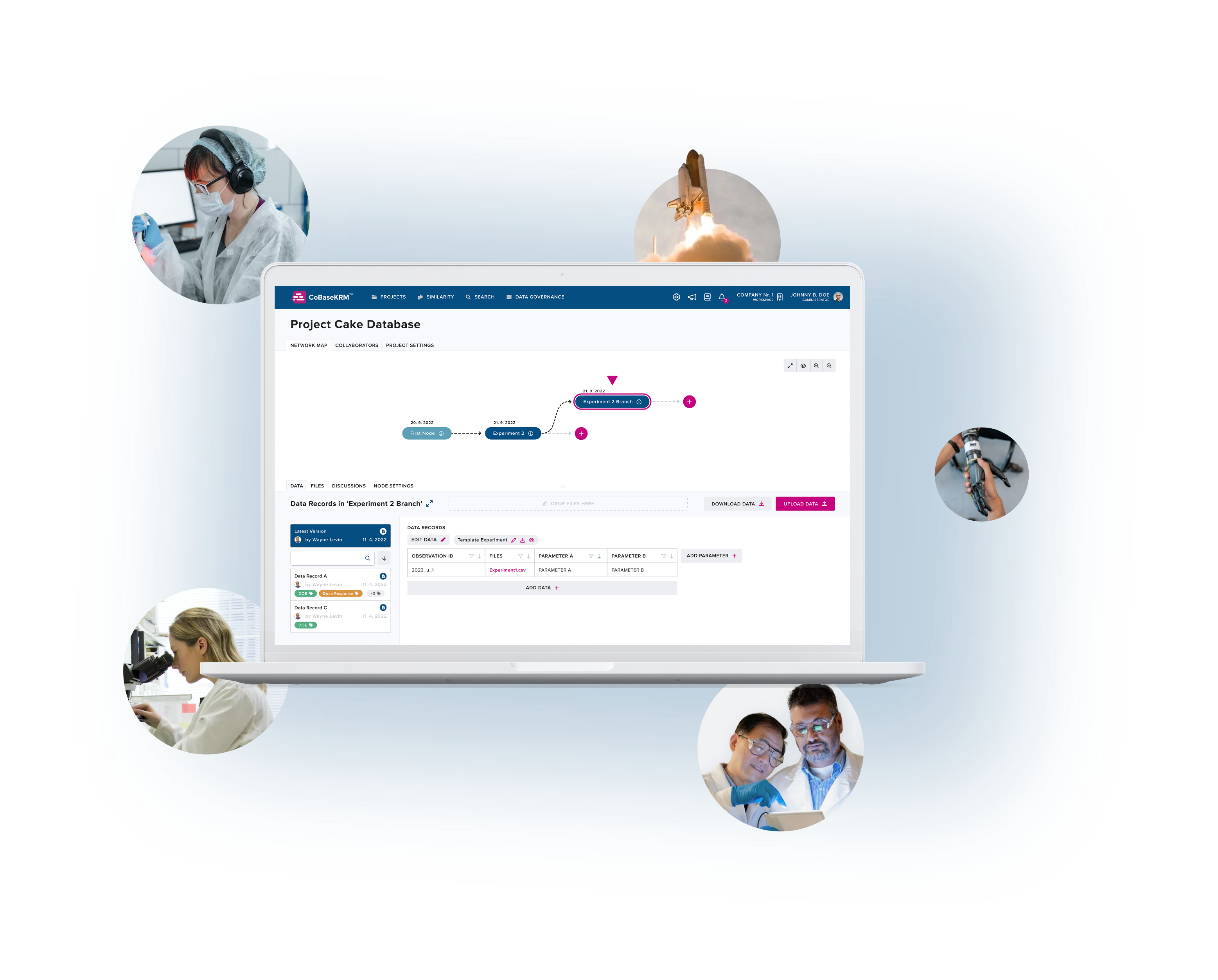 CoBaseKRM dashboard